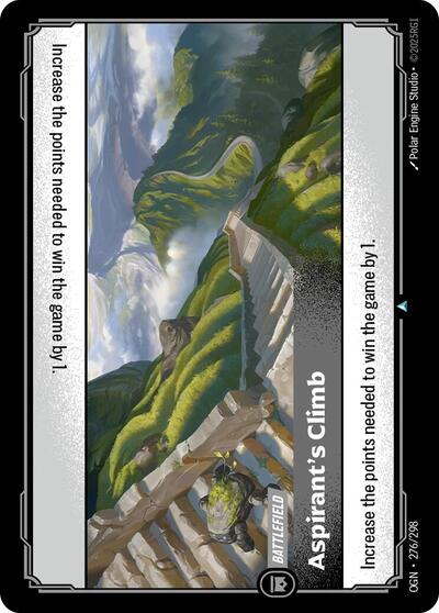 Aspirant's Climb - Front