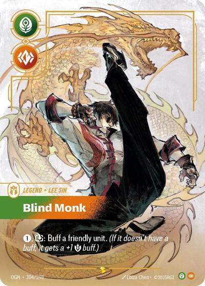 Lee Sin, Blind Monk (Overnumbered) - Front