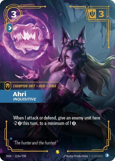 Ahri, Inquisitive (Alternate Art) - Front