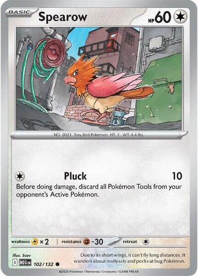 Spearow - 102/132 - Front