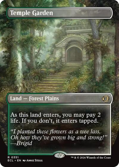 Temple Garden (Borderless) - Front