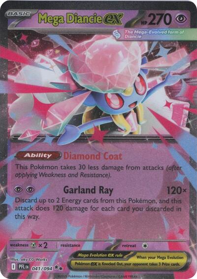 Mega Diancie ex - Front