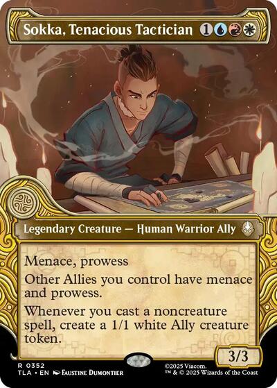 Sokka, Tenacious Tactician (Showcase) - Front
