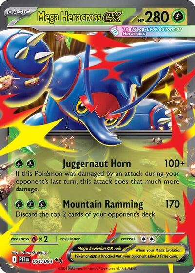 Mega Heracross ex - 004/094 - Front