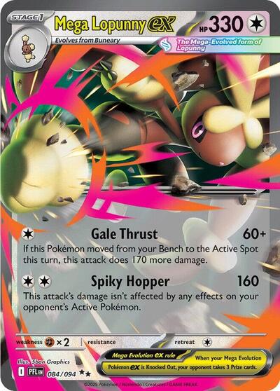 Mega Lopunny ex - 084/094 - Front