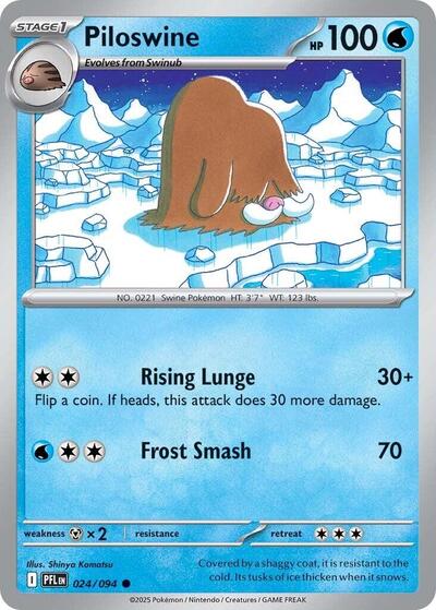 Piloswine - Front