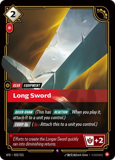 Long Sword - Front