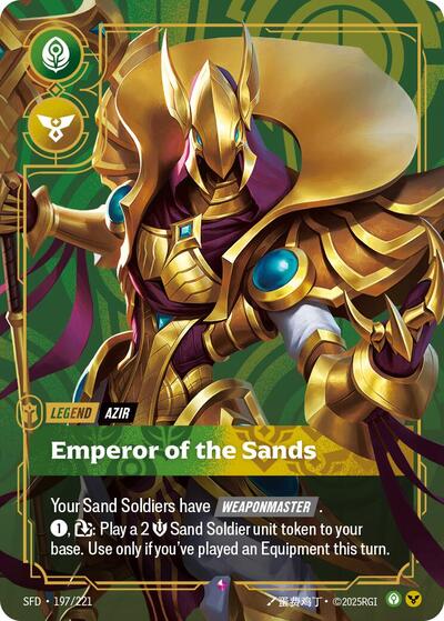 Azir - Emperor of the Sands - Front