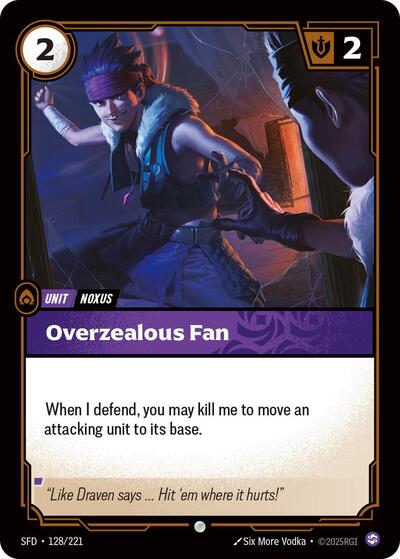 Overzealous Fan - Front