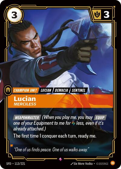 Lucian - Merciless - Front