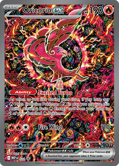 Oricorio ex - 024 - Front