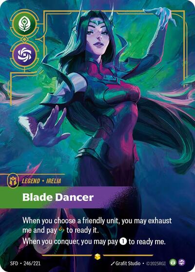 Irelia, Blade Dancer (Overnumbered) - Front