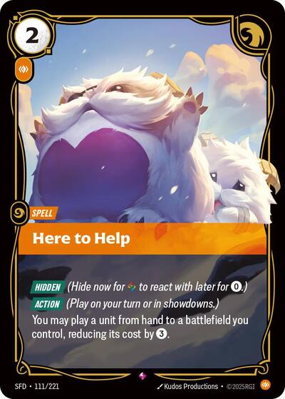 Here to Help - Front