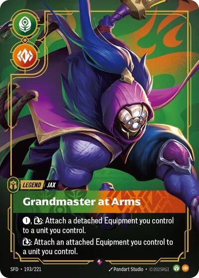 Jax - Grandmaster At Arms - Front
