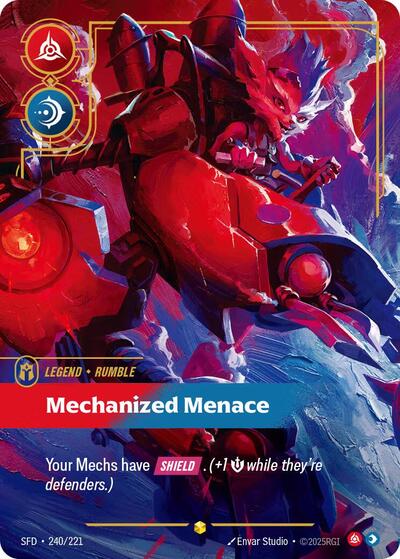 Rumble - Mechanized Menace (Overnumbered) - Front