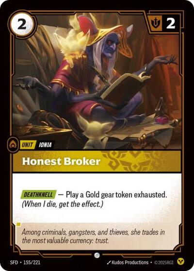 Honest Broker - Front
