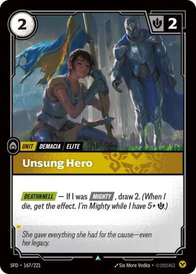 Unsung Hero - Front