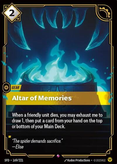 Altar of Memories - Front