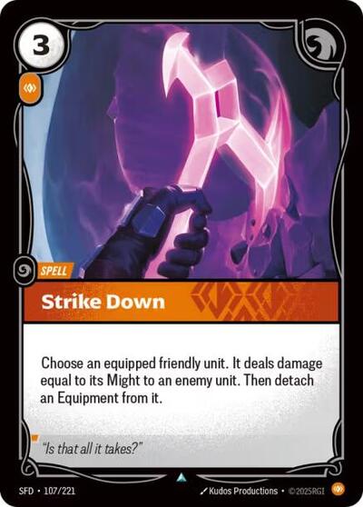 Strike Down - Front