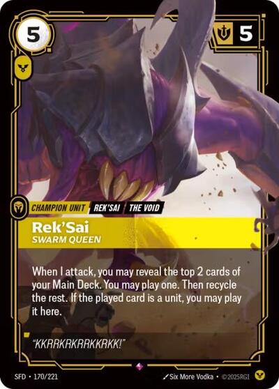 Rek'Sai - Swarm Queen - Front
