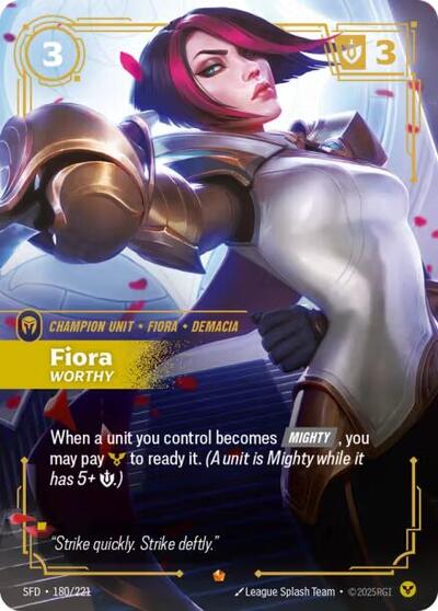 Fiora, Worthy - Front