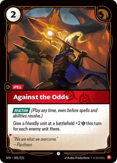 Against the Odds - Front