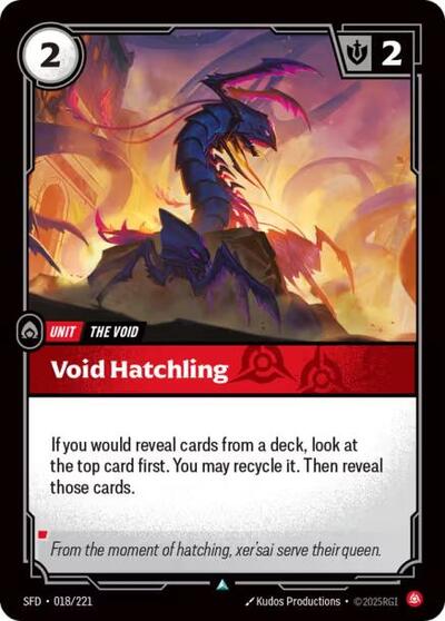 Void Hatchling - Front