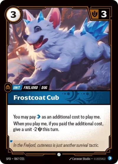 Frostcoat Cub - Front
