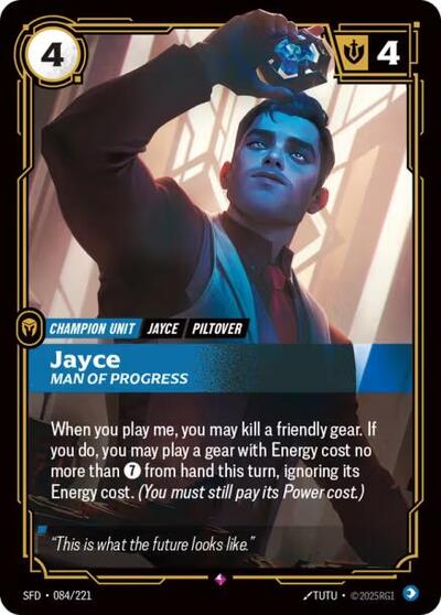 Jayce - Man of Progress - Front