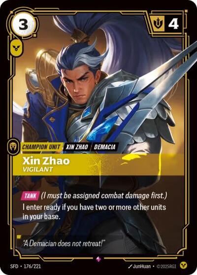 Xin Zhao - Vigilant - Front