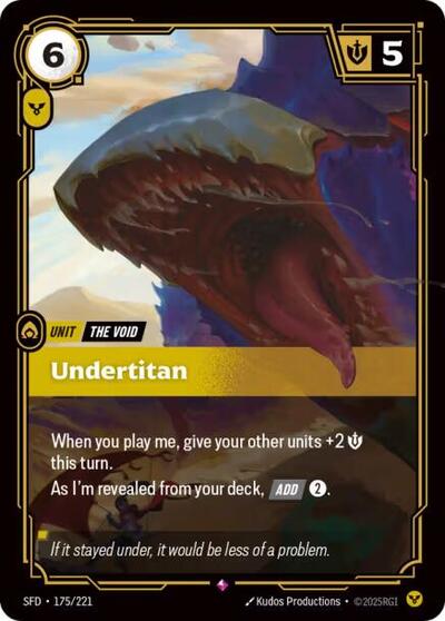 Undertitan - Front