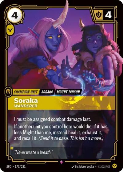 Soraka - Wanderer - Front