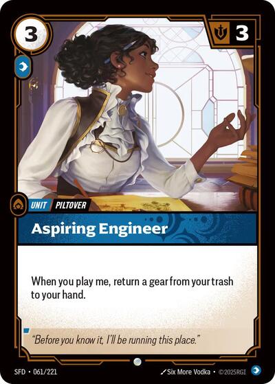 Aspiring Engineer - Front