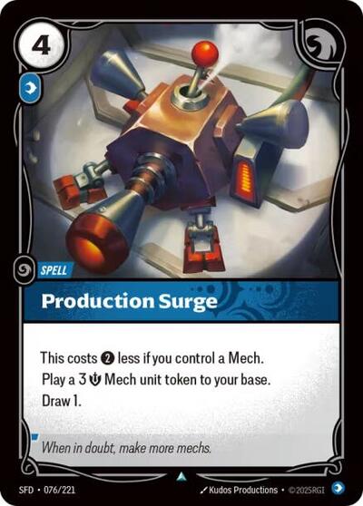 Production Surge - Front