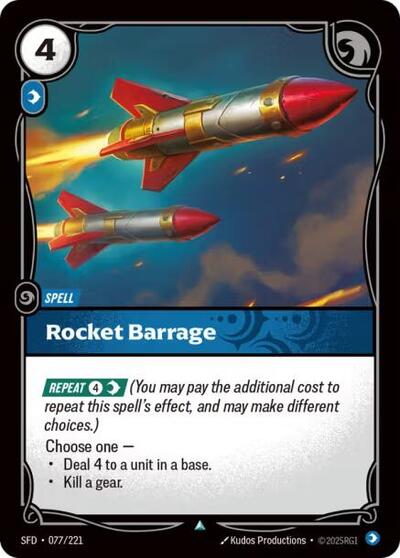 Rocket Barrage - Front