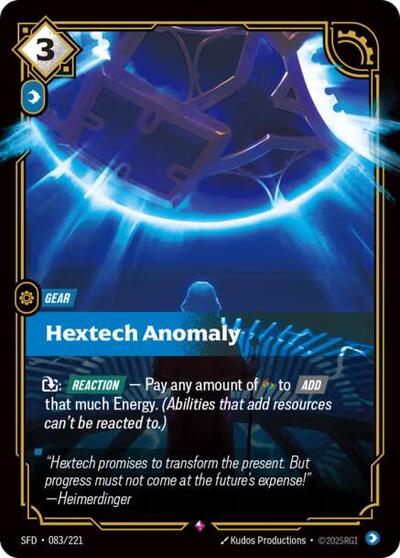 Hextech Anomaly - Front