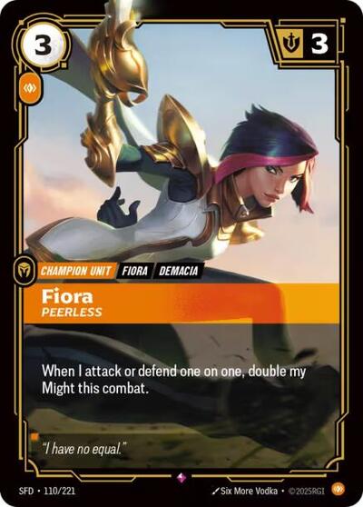 Fiora - Peerless - Front