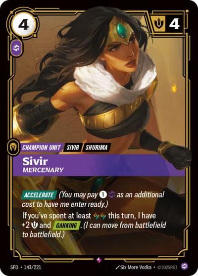 Sivir - Mercenary - Front