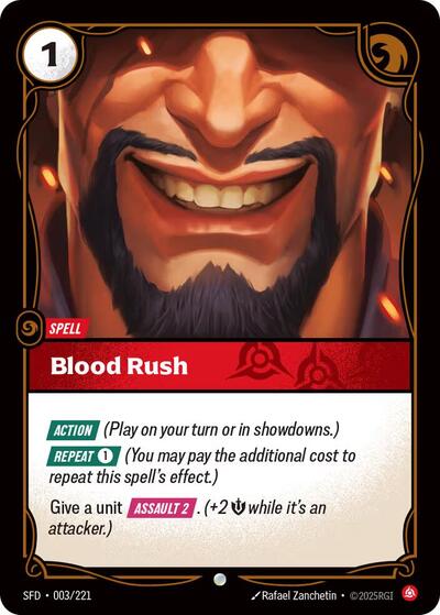 Blood Rush - Front