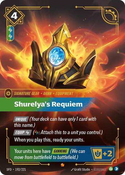 Shurelya's Requiem - Front