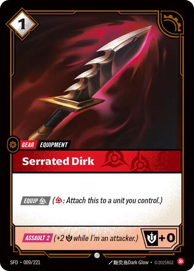 Serrated Dirk - Front