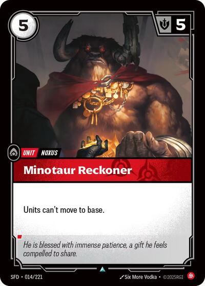 Minotaur Reckoner - Front