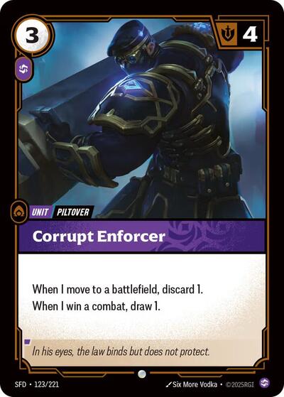 Corrupt Enforcer - Front