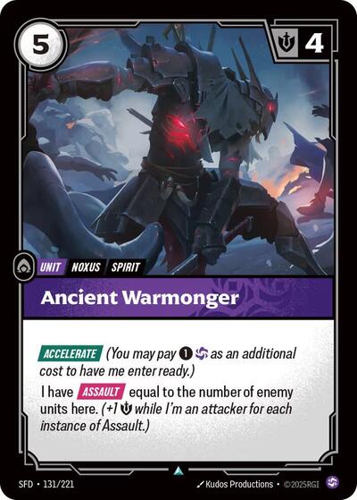 Ancient Warmonger - Front