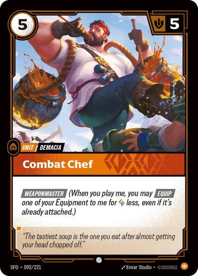 Combat Chef - Front