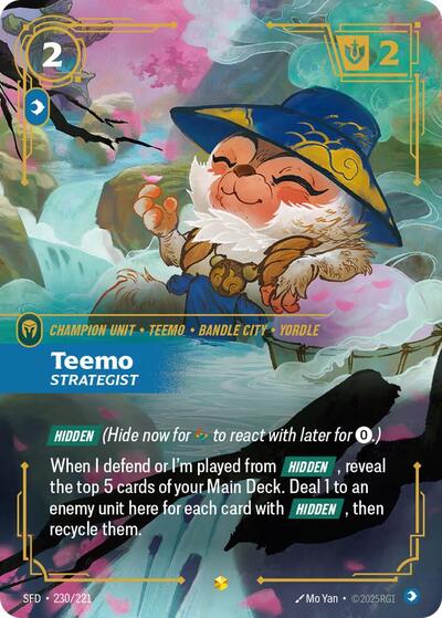Teemo, Strategist (Overnumbered) - Front