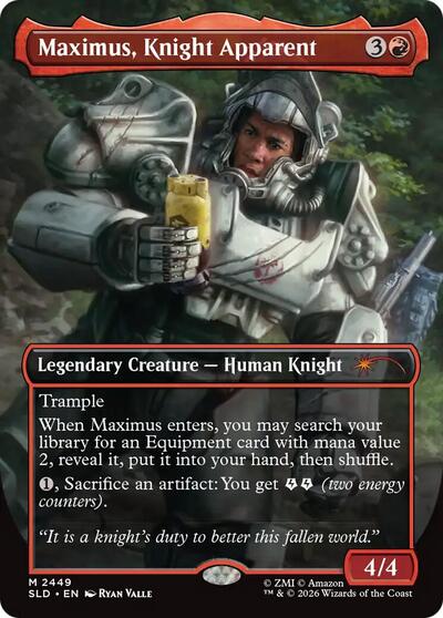 Maximus, Knight Apparent - Front