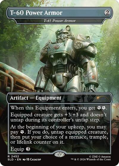 T-60 Power Armor - T-45 Power Armor - Front