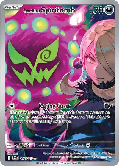 Cynthia's Spiritomb - 244/217 - Front