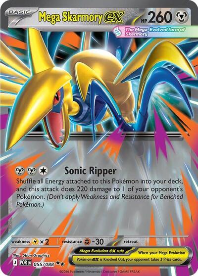 Mega Skarmory ex - Front